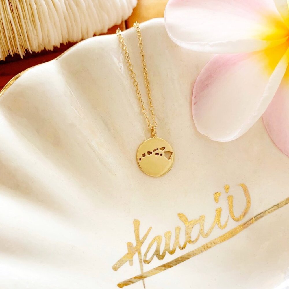 Aloha Hawaiian Islands Pendant Necklace